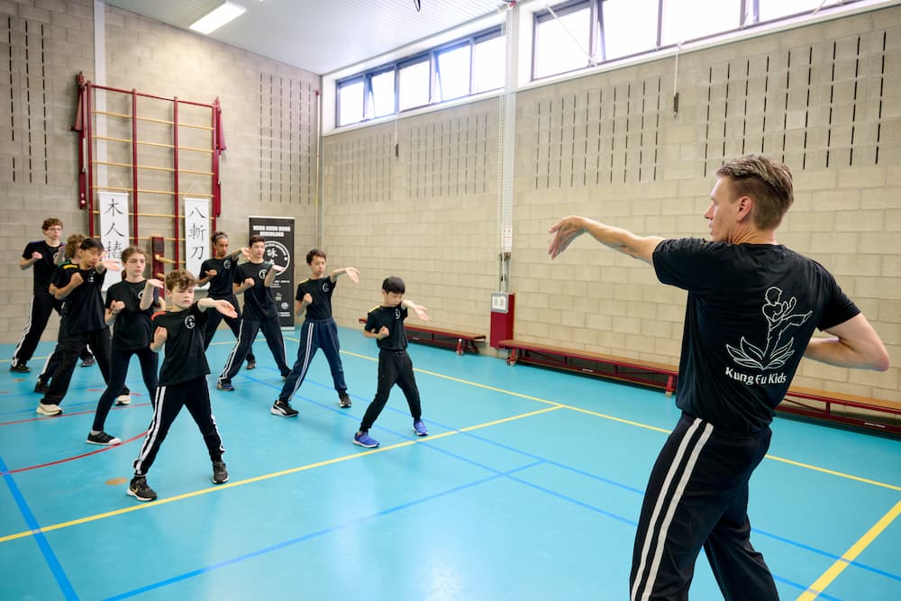 Kung Fu Kids training